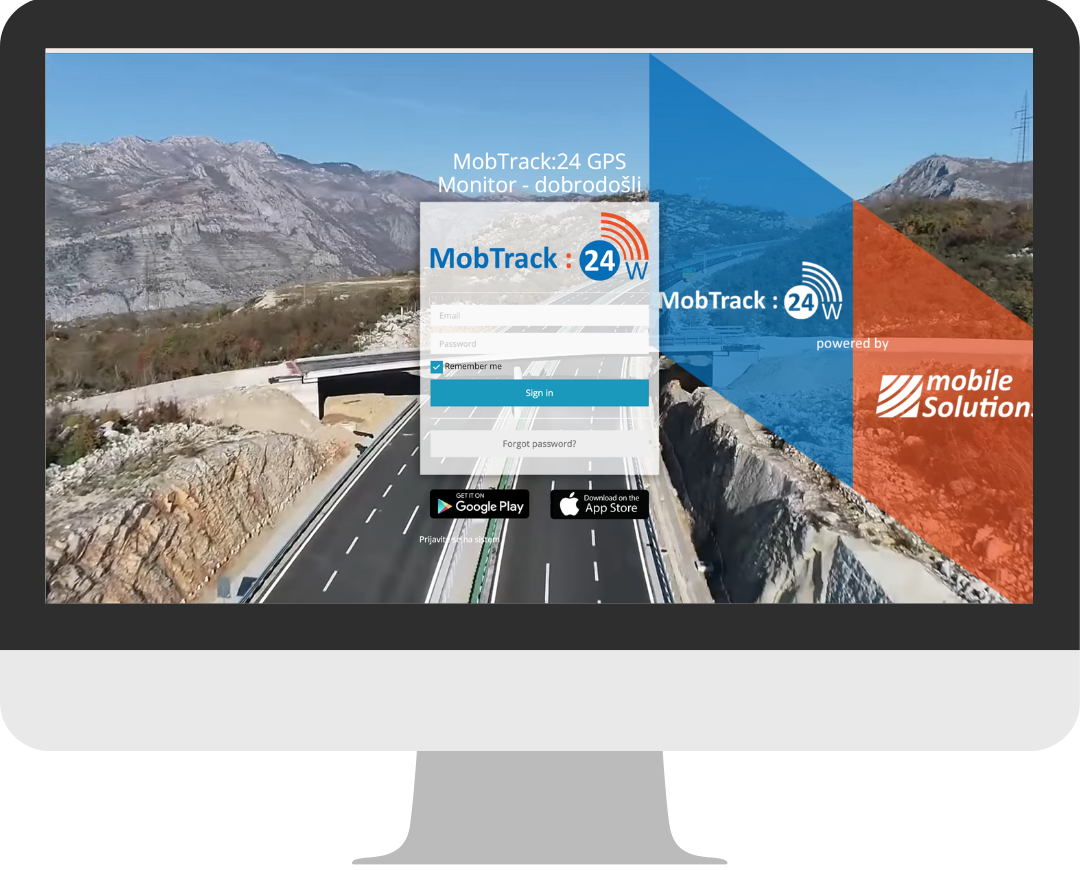 MobTrack GPS dashboard — praćenje vozila u realnom vremenu
